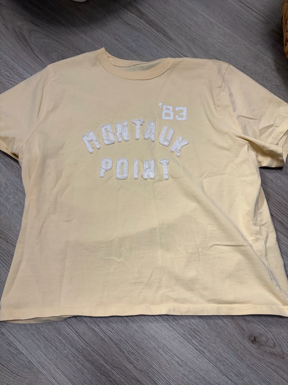 Butter Yellow Montauk Point Graphic Tee